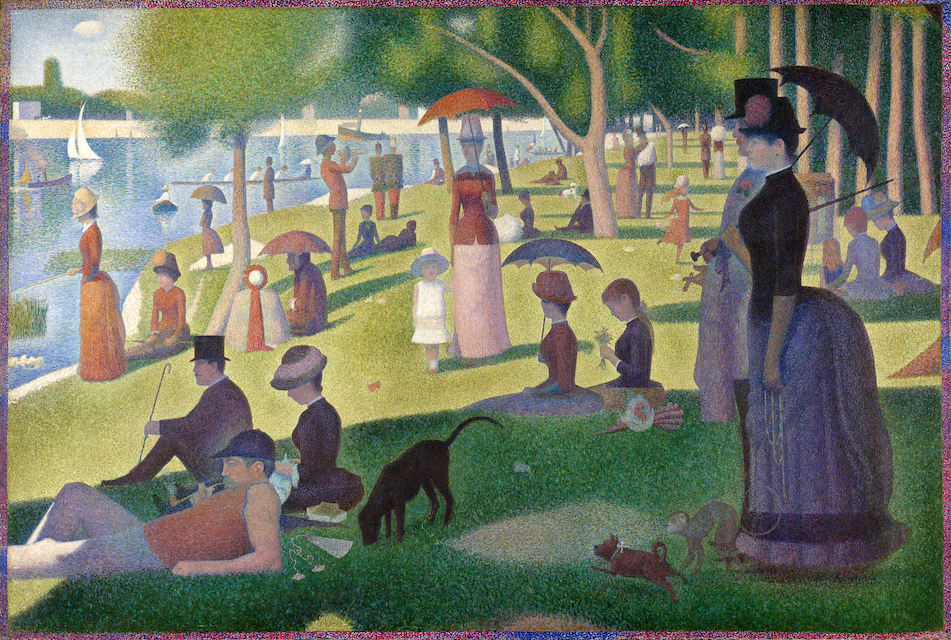 Un dimanche après-midi à l'Île de la Grande Jatte by Georges Seurat